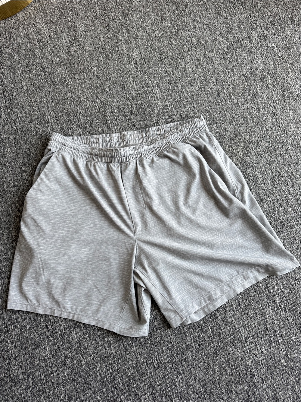 Lululemon Lightweight Grey Athletic Shorts